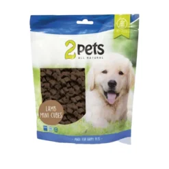 2pets Dogsnack Mini Cubes Lamb