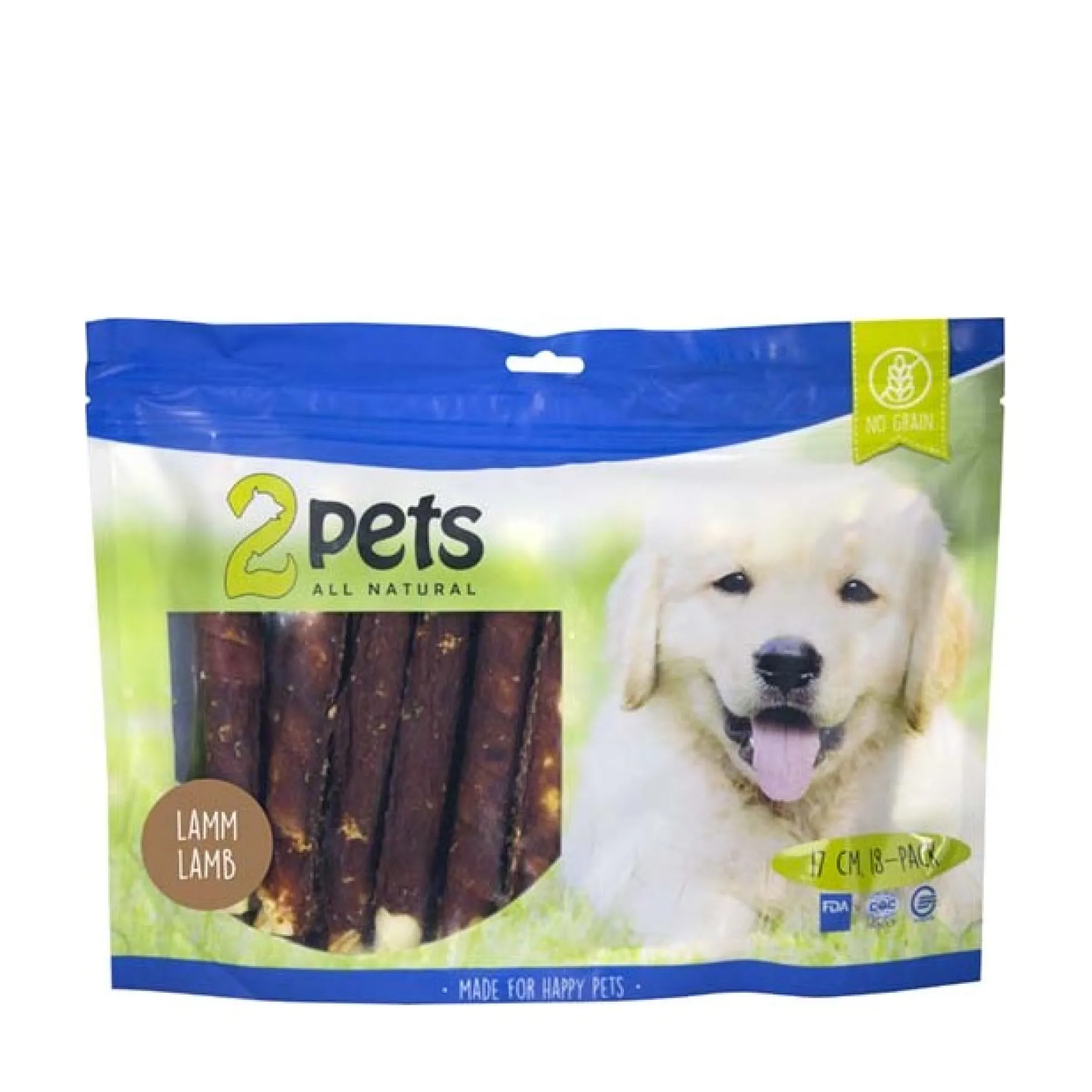 2pets Tuggrullar 18-pack Lamm