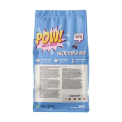 POW! Dog Adult White Fish
