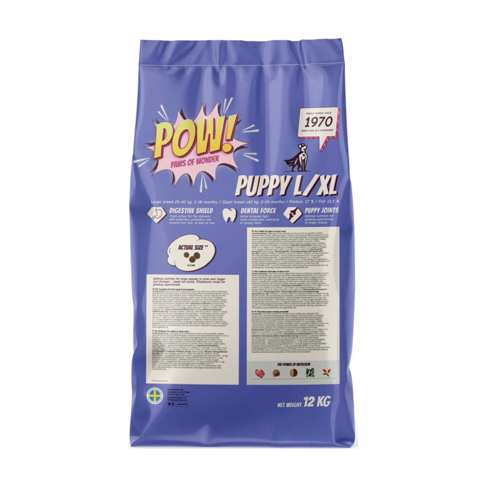 POW! Dog Puppy L/XL Pork