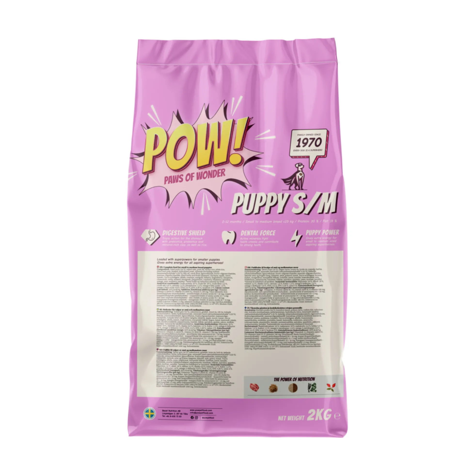 POW! Dog Puppy S/M Pork