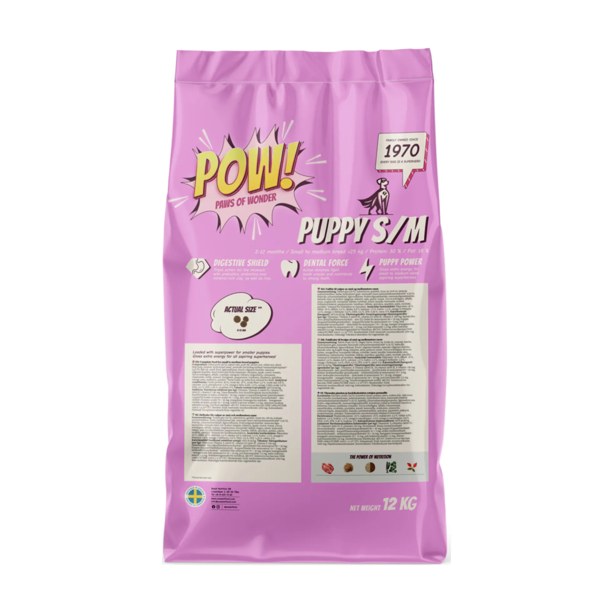 POW! Dog Puppy S/M Pork