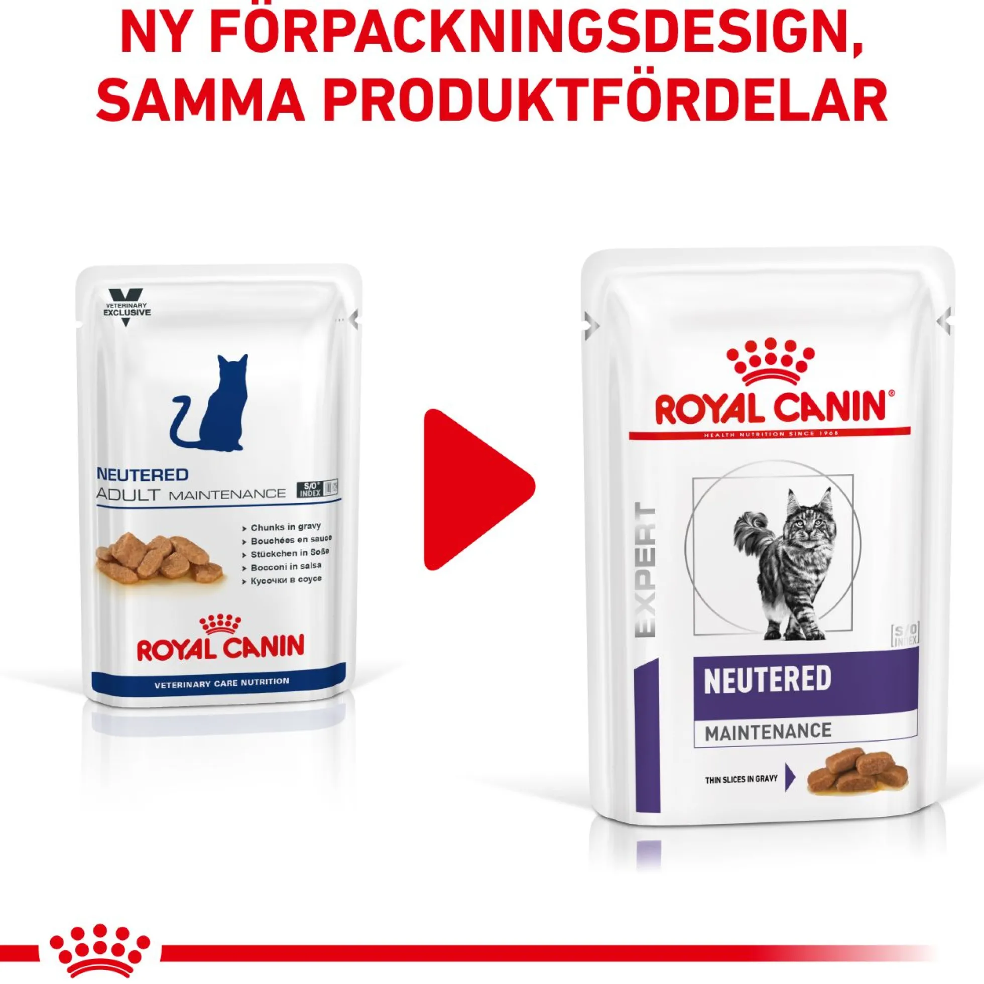 Royal Canin Health Neutered Maintenance Våtfoder för Katt