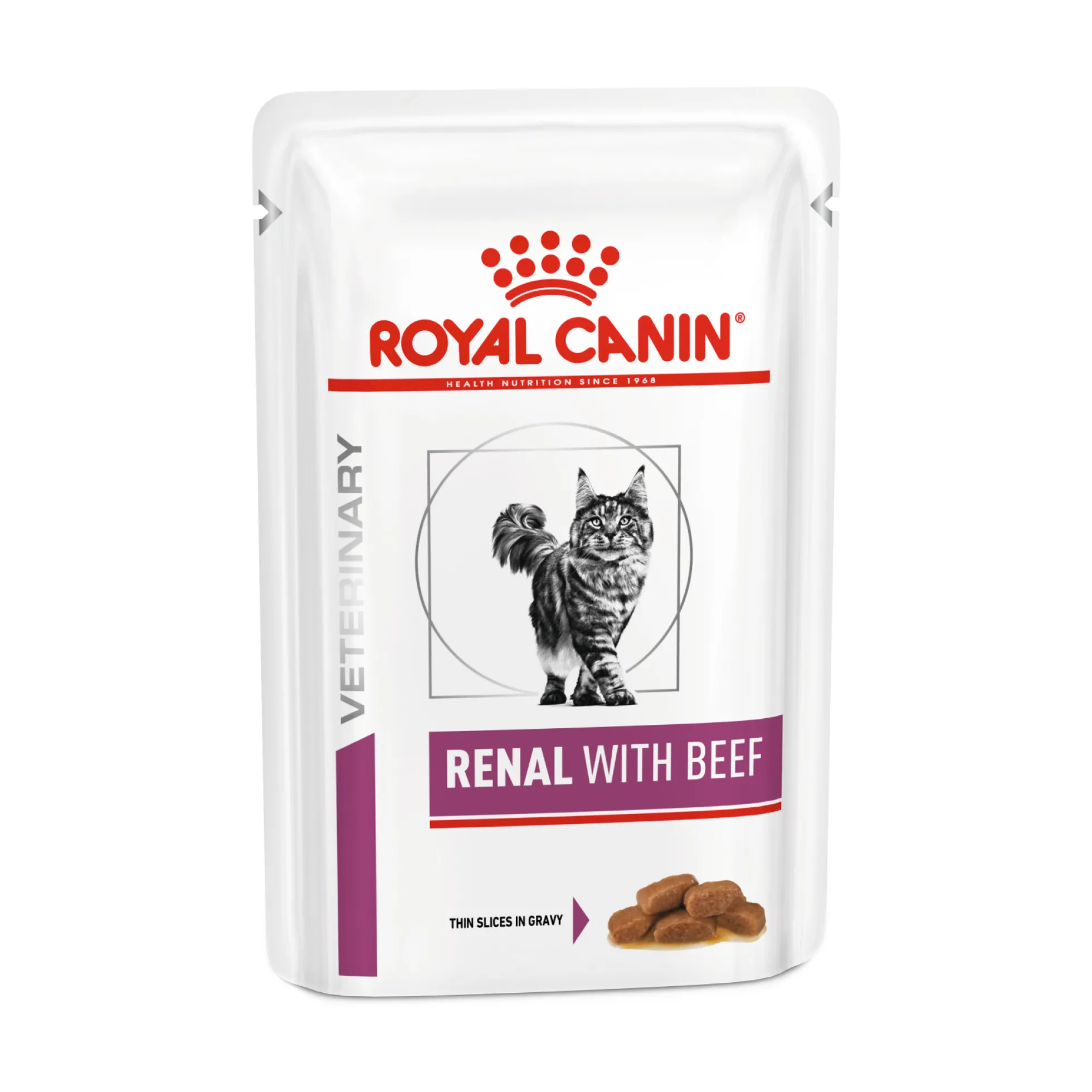 Royal Canin Renal Beef Våtfoder för Katt
