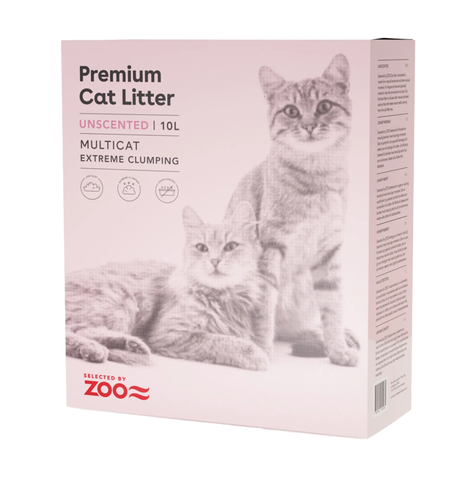 Selected by ZOO Premium Cat Litter Unscented Multicat
