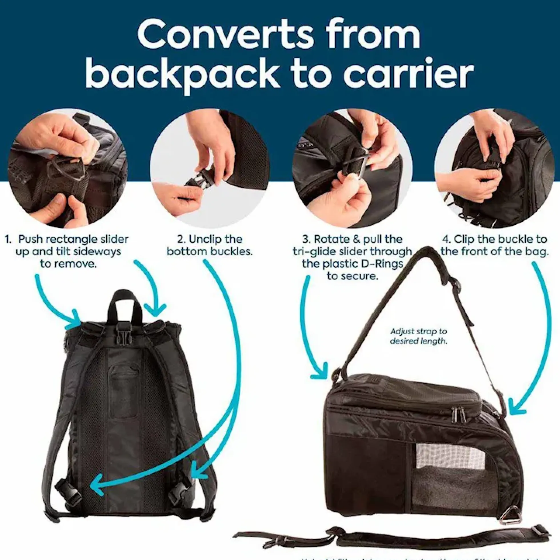 Sherpa Deluxe Pet Carrier & Backpack