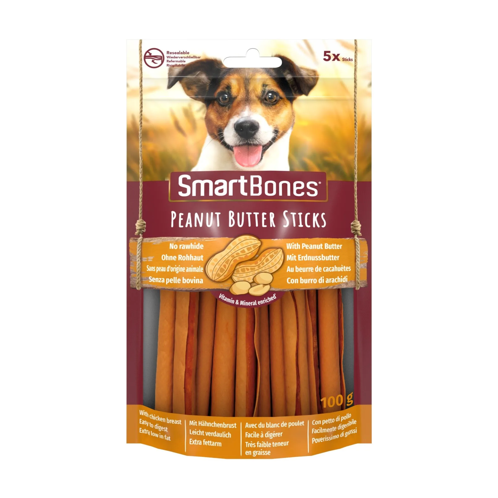 SmartBones SmartSticks Peanut Butter