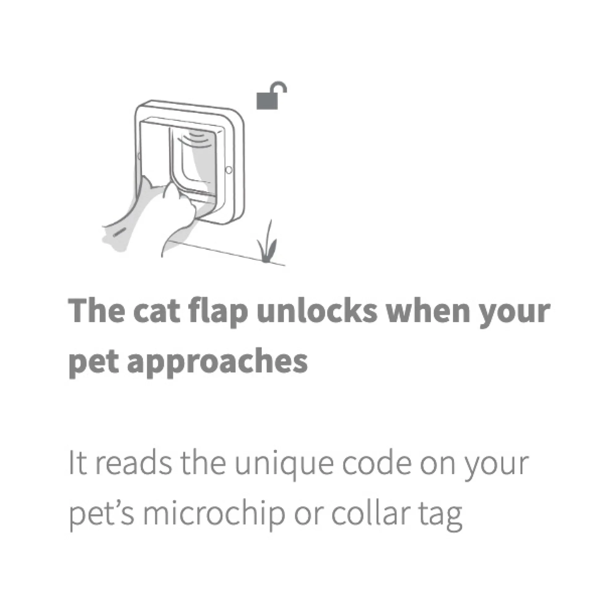 SureFlap Kattlucka med Microchip