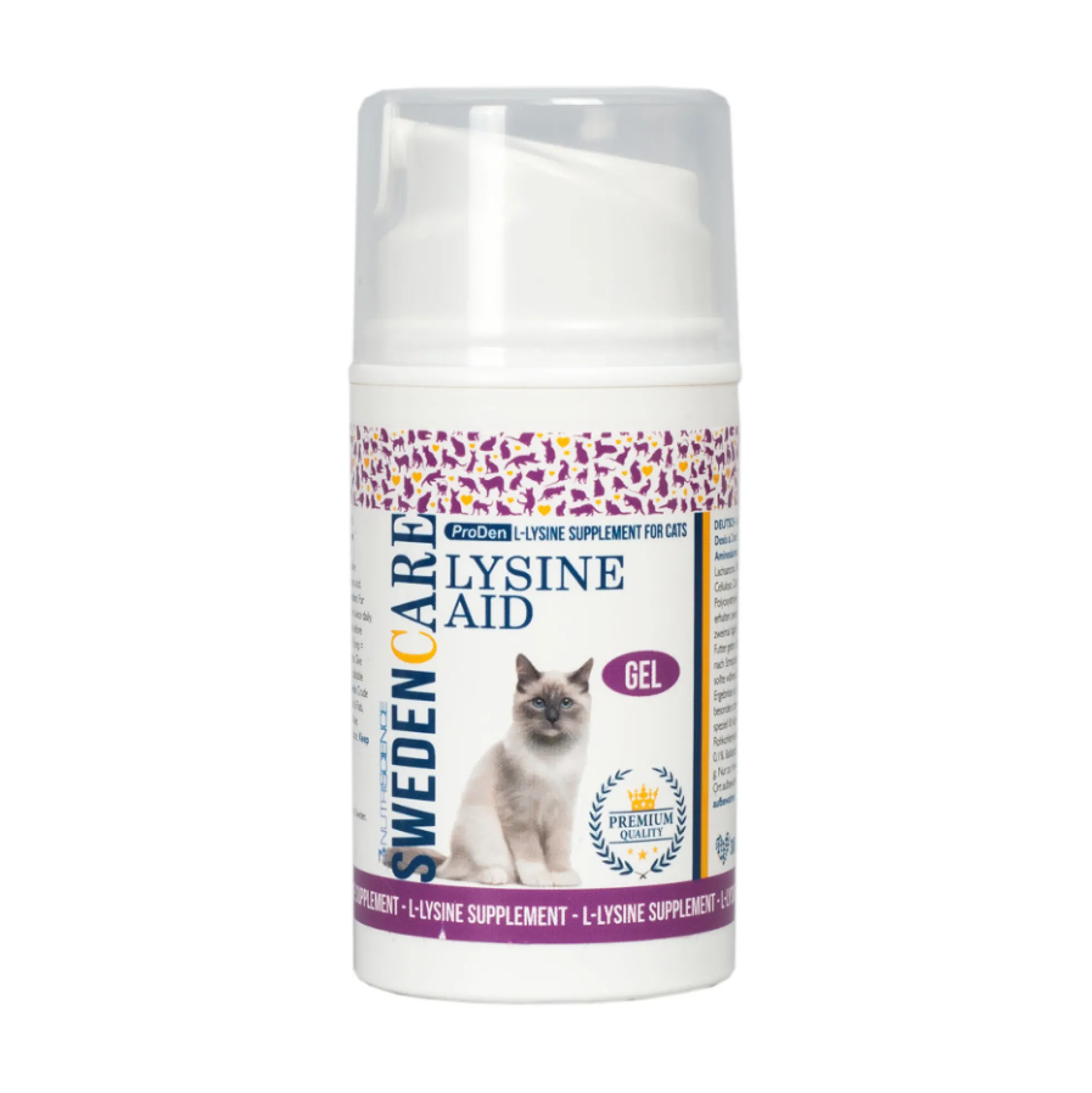 Swedencare LysineAid Cat Gel