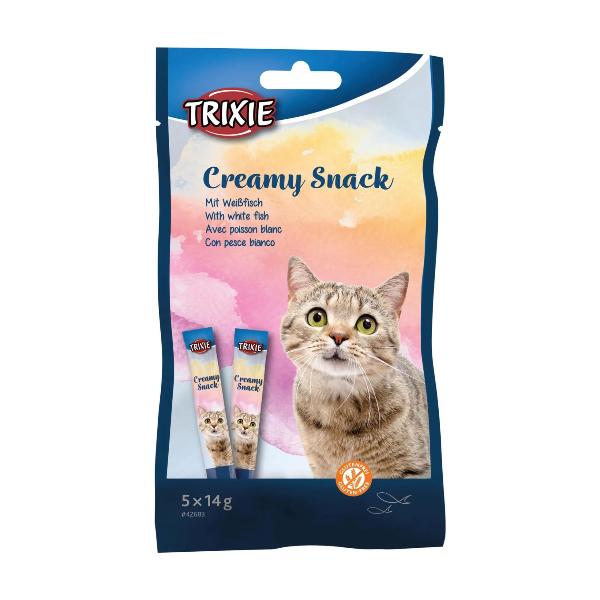 TRIXIE Creamy Snacks till Katt Vitfisk