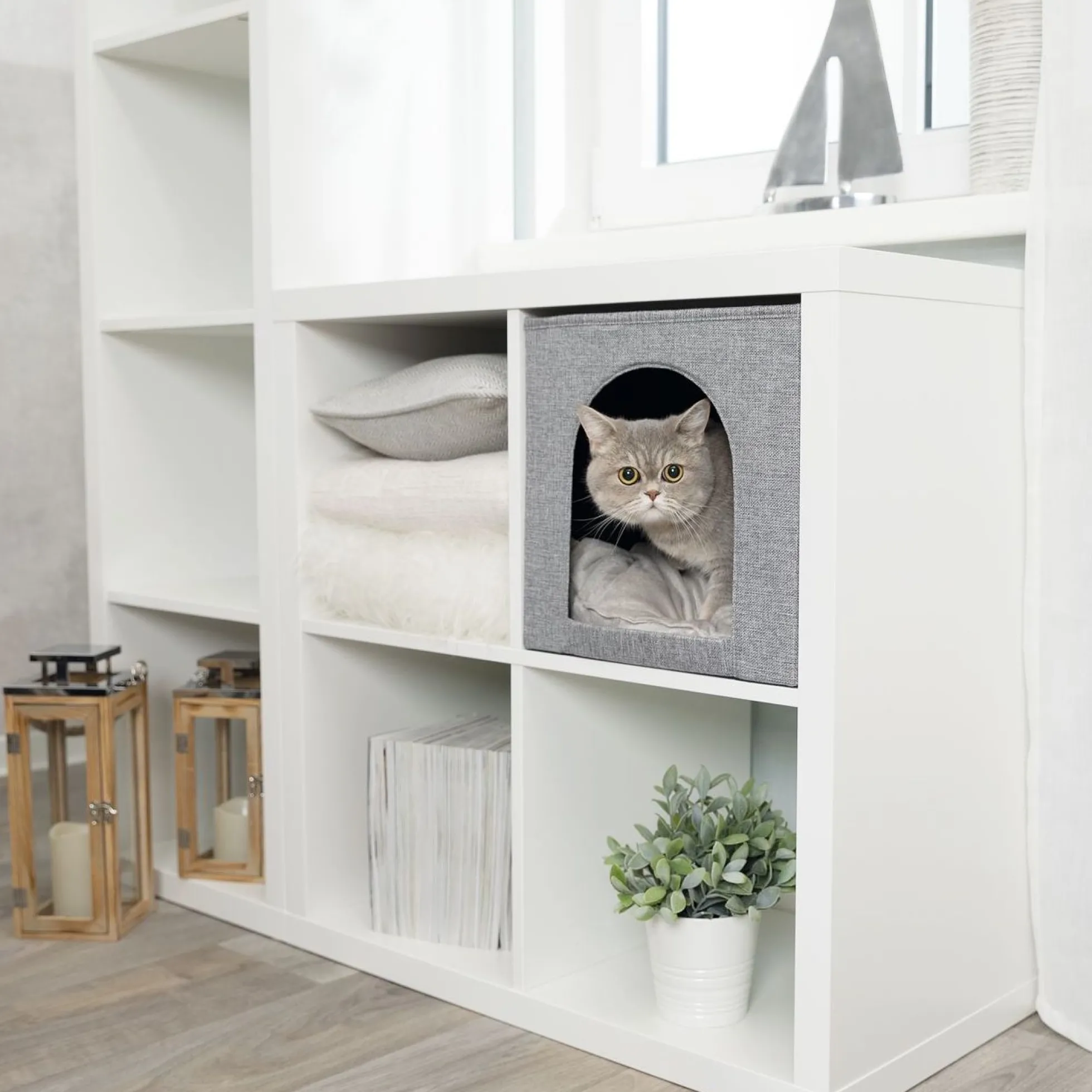 TRIXIE Ella Kattgrotta för IKEA Kallax
