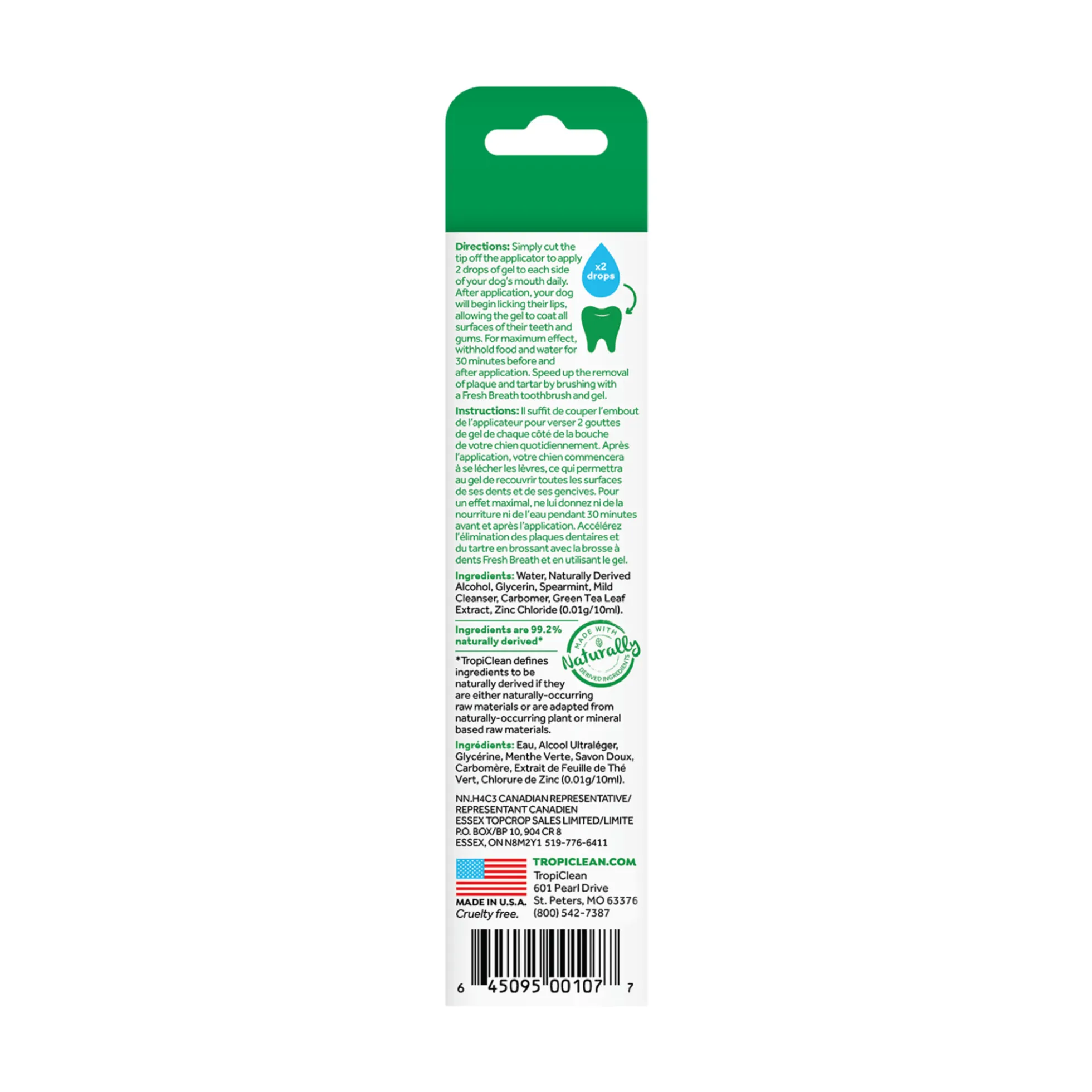 TropiClean Clean Teeth Oral Care Gel