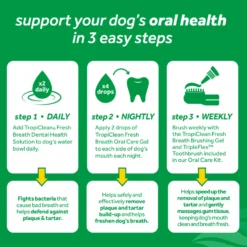 TropiClean Oral Care Kit för Stor Hund