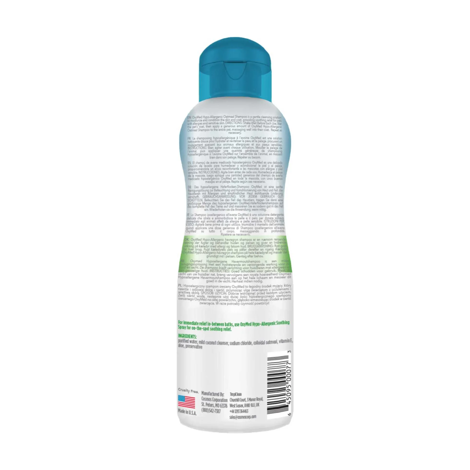 TropiClean Oxy-Med Hypo-Allergenic Shampoo