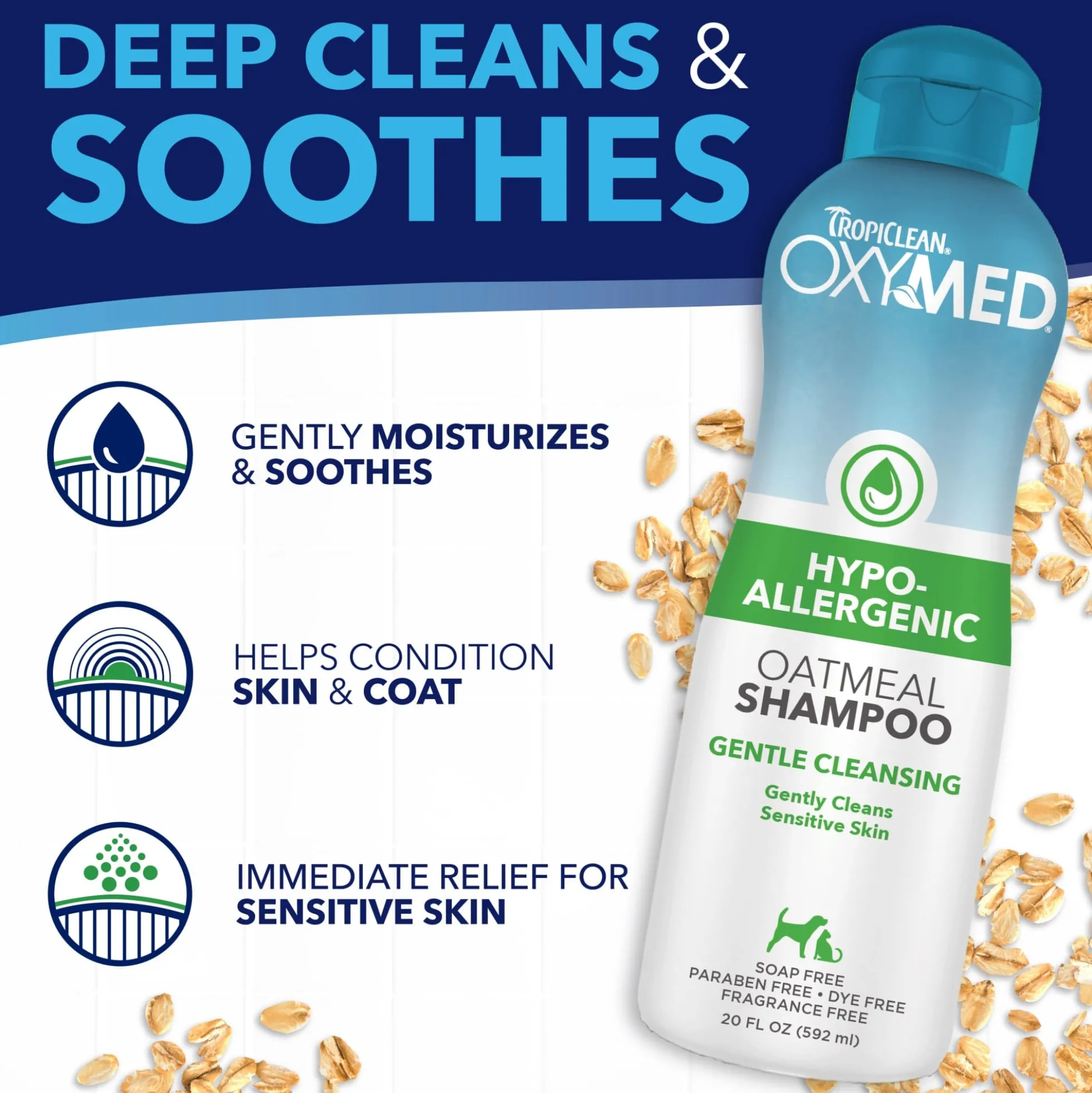 TropiClean Oxy-Med Hypo-Allergenic Shampoo
