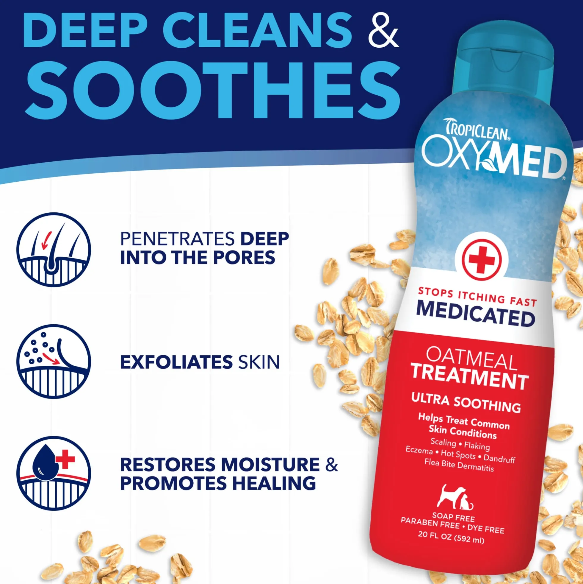 TropiClean Oxy-Med Medicated Treatment
