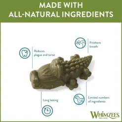 Whimzees 1-pack Alligator