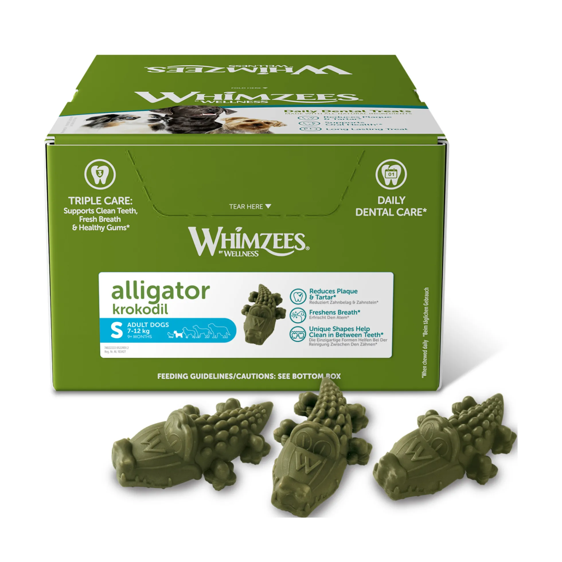 Whimzees 1-pack Alligator