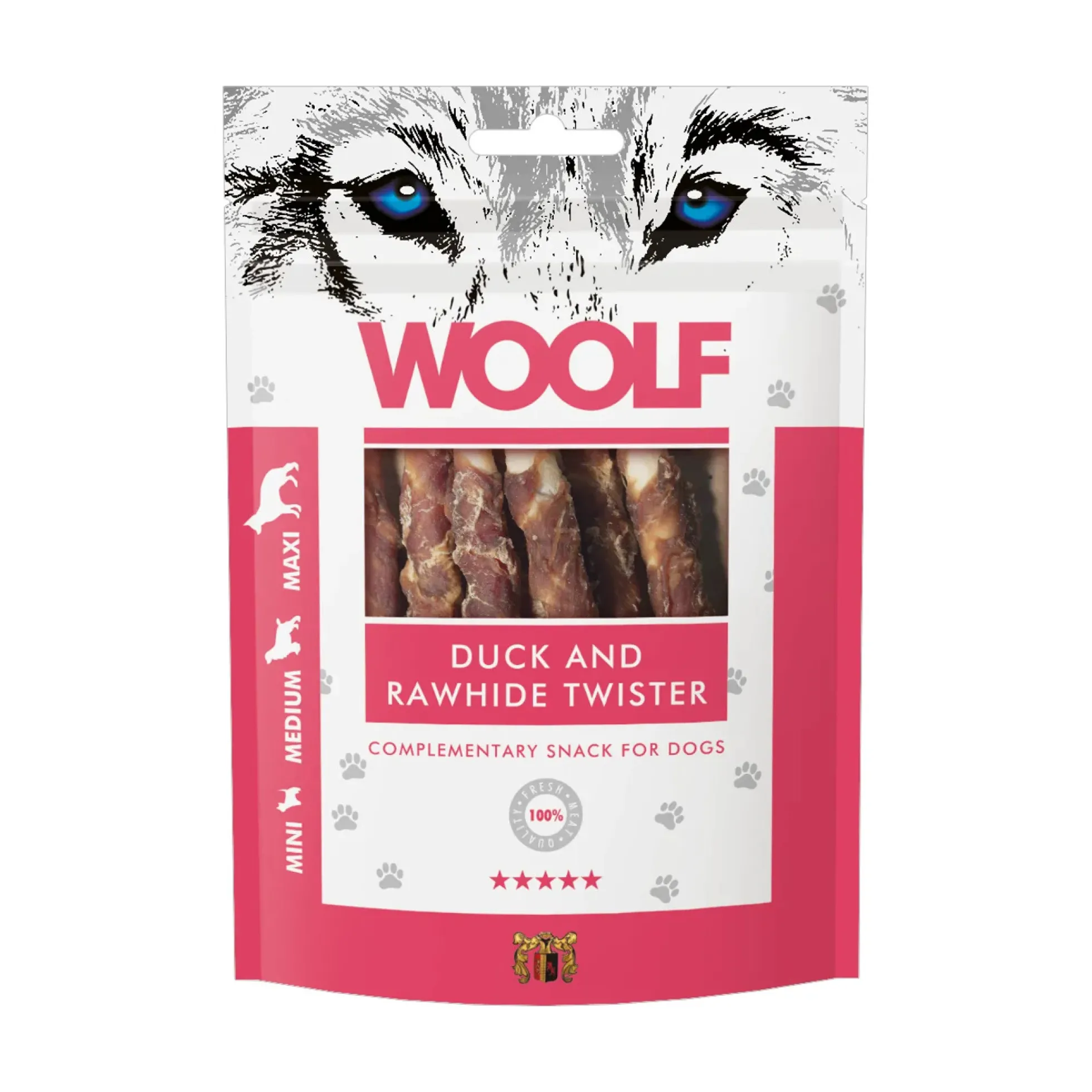 WOOLF Classics Duck & Rawhide Twister