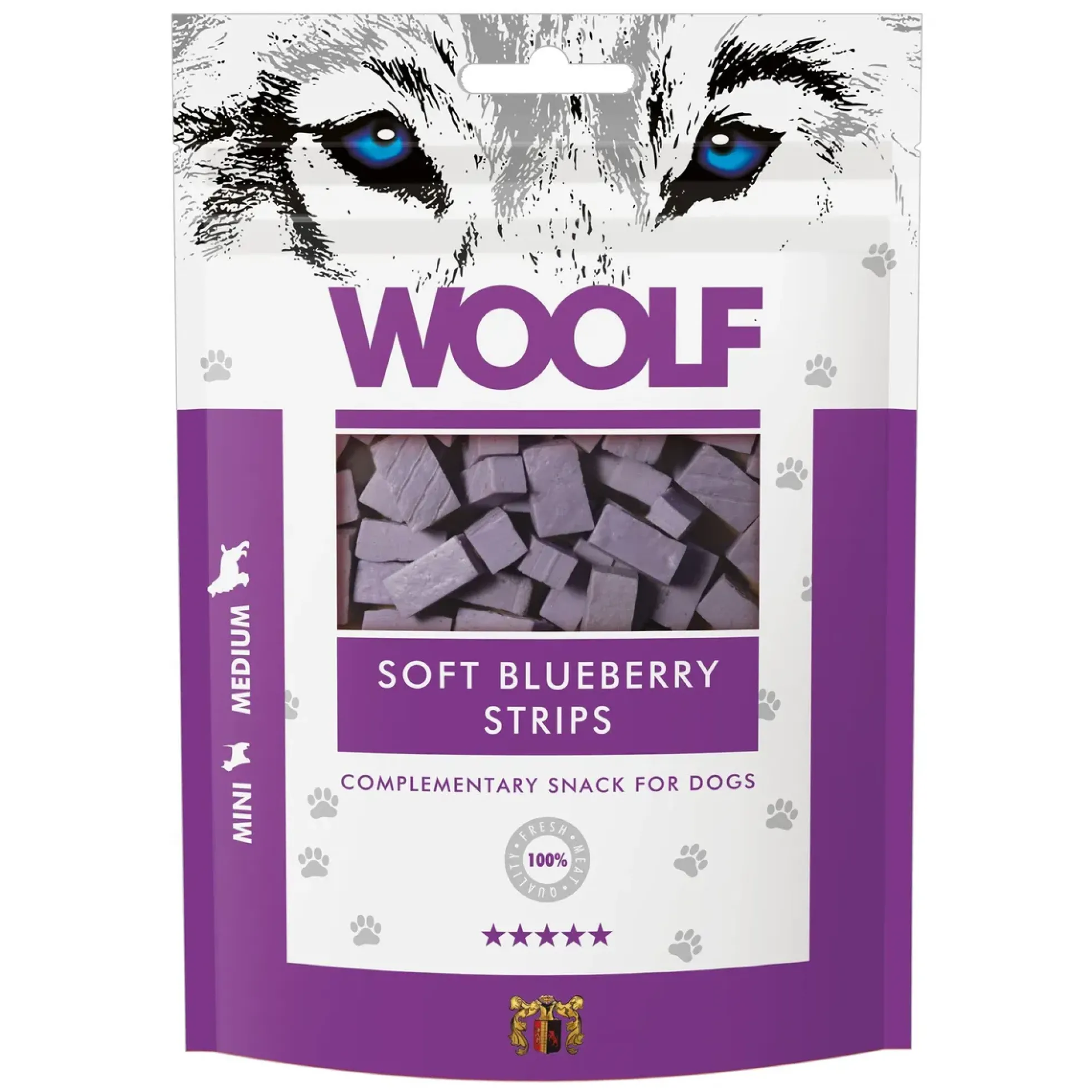 WOOLF Classics Soft Blueberry strips
