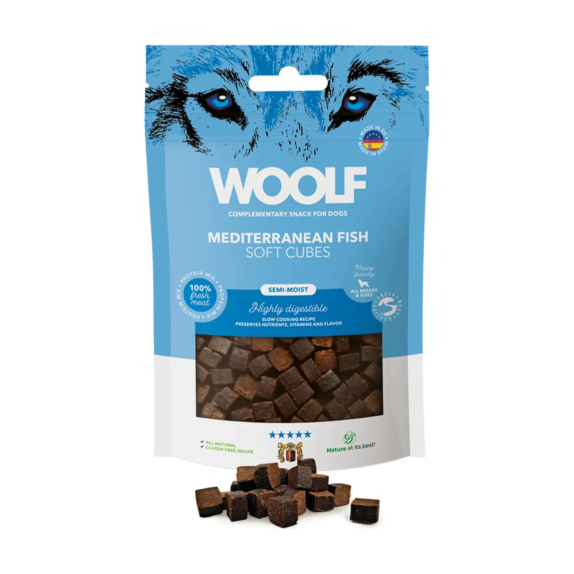 WOOLF Soft Cubes Mediteranean Fish