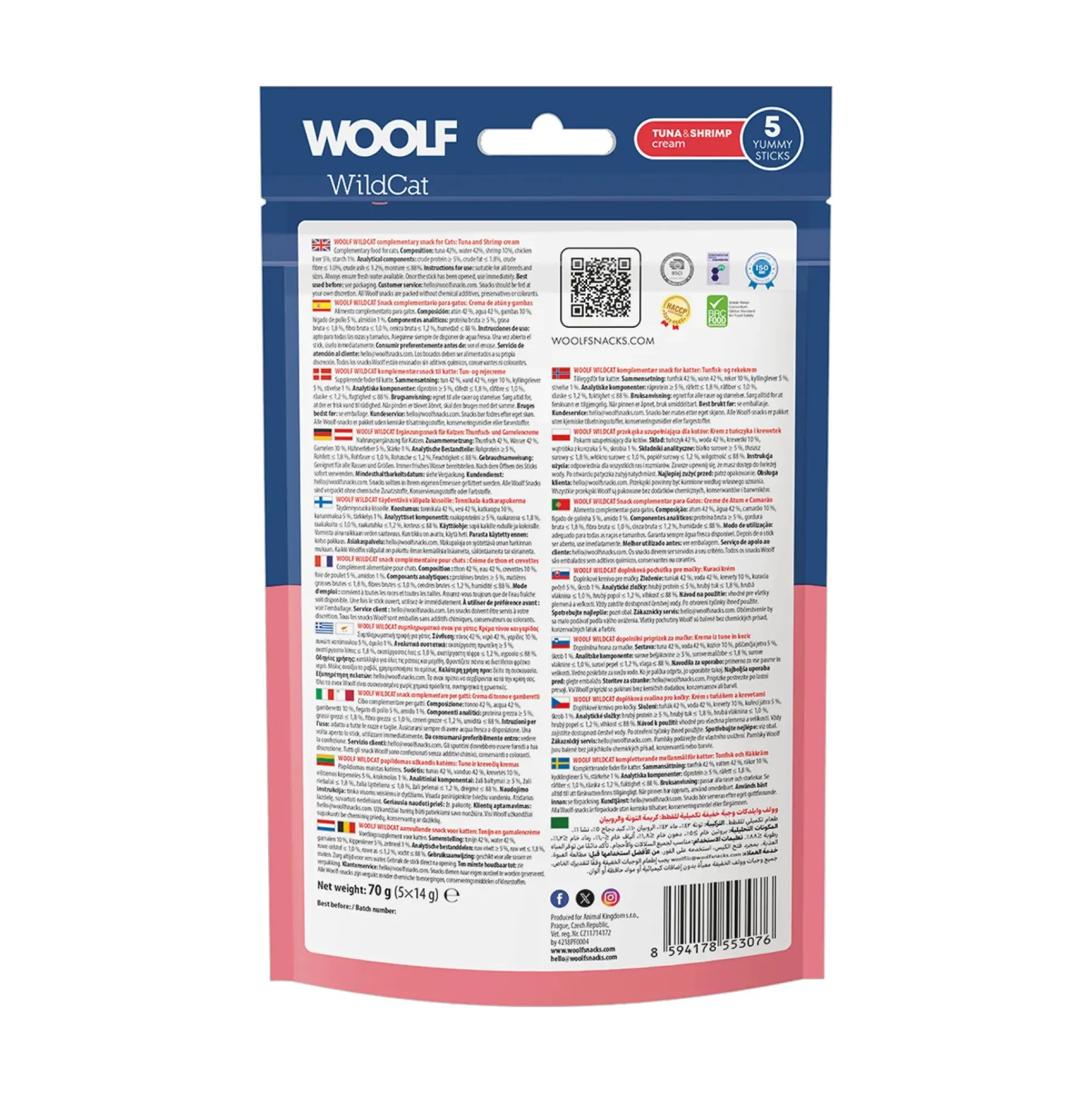 WOOLF Wildcat Cream Tuna & Shrimp