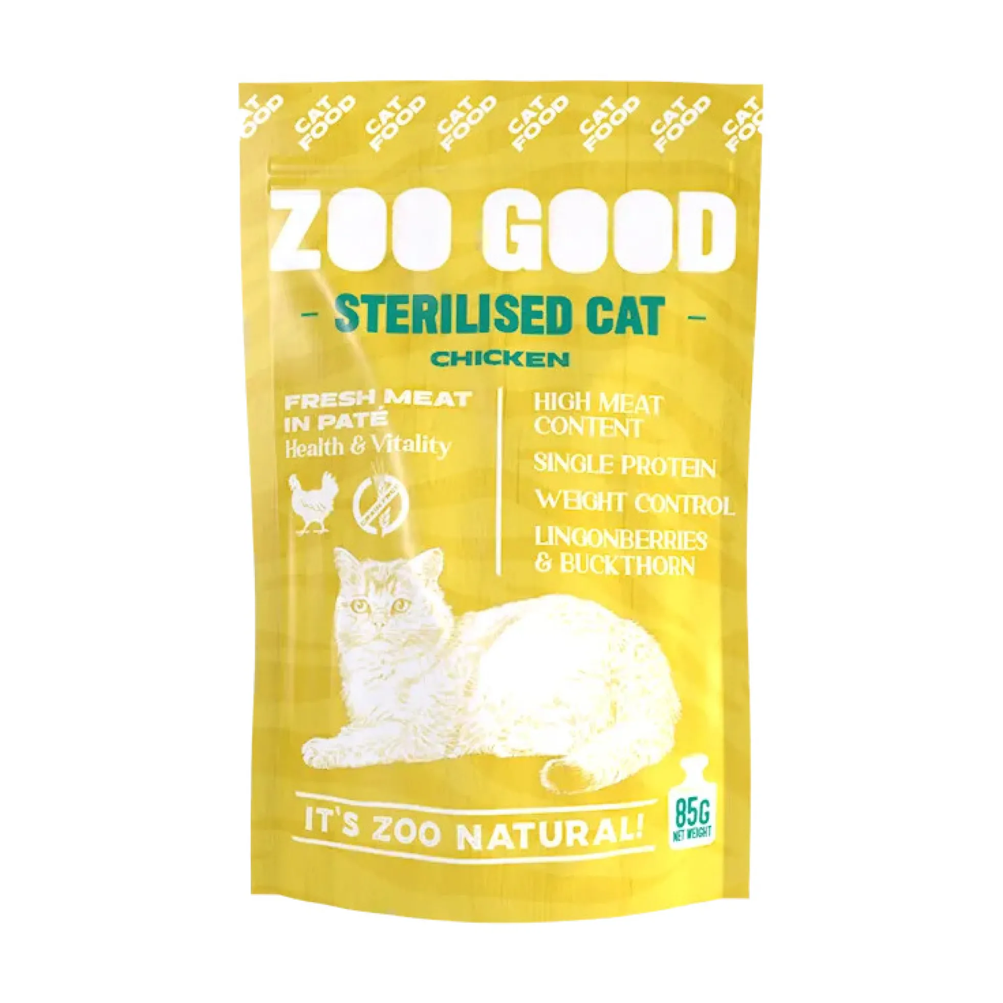 ZOO GOOD Cat Adult Pouch Chicken Sterilized