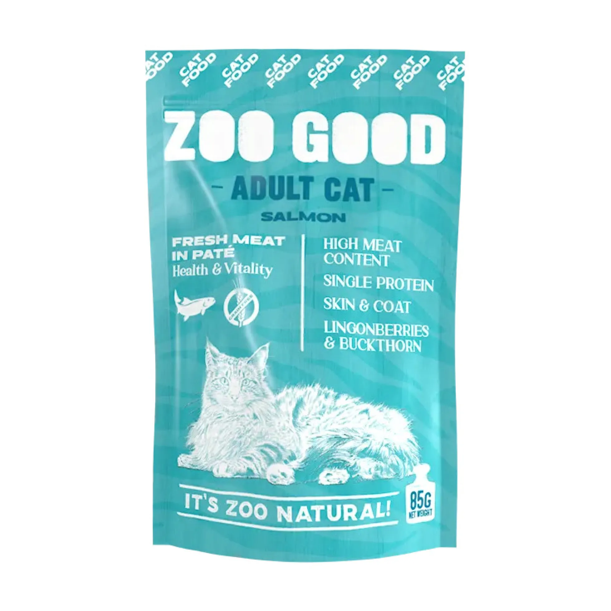 ZOO GOOD Cat Adult Pouch Salmon